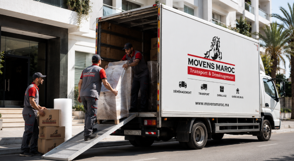 Camion de déménagement professionnel MOVENS MAROC