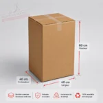 Carton 40×40×60 — double cannelure