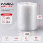 Plastique à bulles — 1,20 m × 100 m